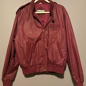 Members Only Burgundy Jacket